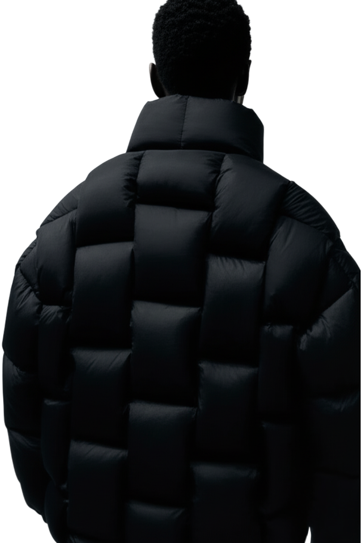 Diagram Puffer - Black