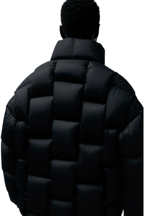 Diagram Puffer - Black
